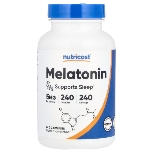 Nutricost Melatonin, 5 mg , 240 Capsules