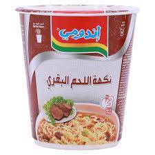 اندومي نودلز كاسات بنكهة اللحم البقري 60 جم