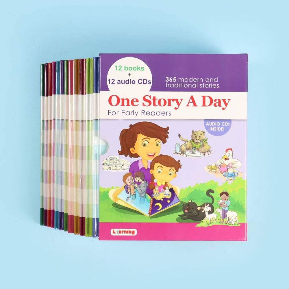 سلسلة كل يوم قصة - (12 Books + 12 CDs) One Story a day