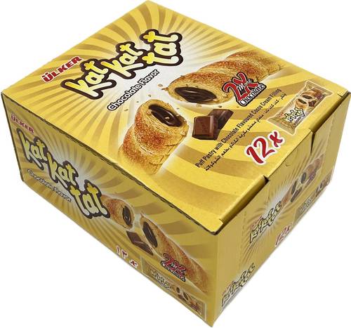 بسكويت كات كات تات بالشوكولاته 12قطعه