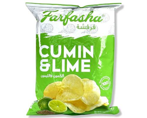بطاطس فرفشه بطعم الكمون والليمون عائلي 75جرام