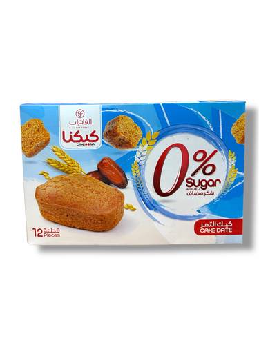 كيكينا تمر بدون سكر فاخر بكت 12 قطعة