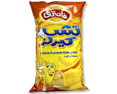 بفك فانتزي تشيز كيرلز منتفخات الذرة عائلي 120جرام