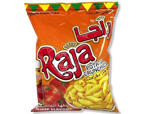 بطاطس راجا بنكهة الكاتشب الحجم العائلي 60جرام