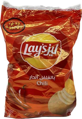 بطاطس ليز حار 21 حبه اكياس