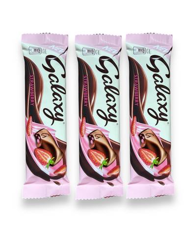 جالكسي شوكولاتة فراولة 3 حبات*36g