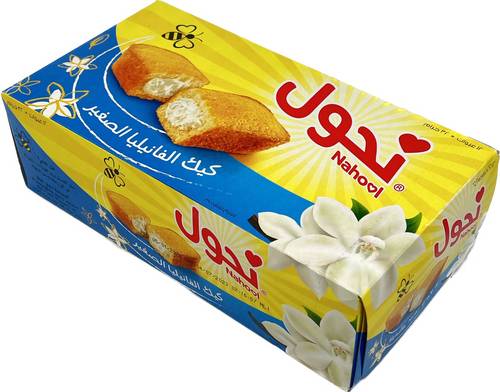 كيك نحول بالفانيليا 12قطعه
