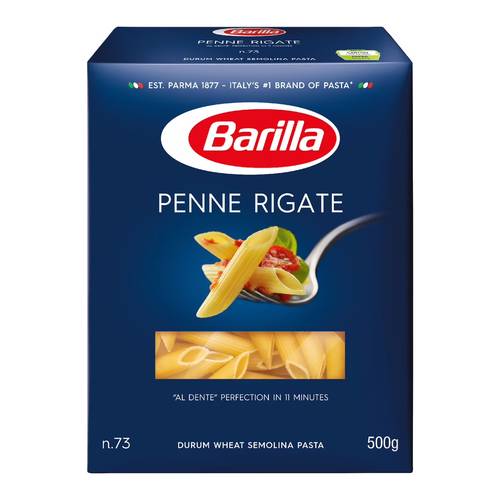 ‏Barilla PENNE RIGATE 12x500g