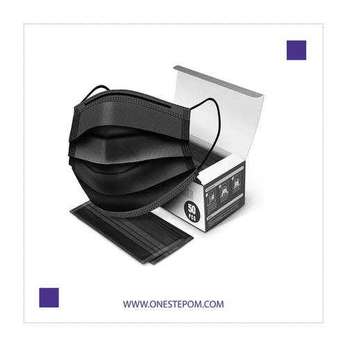 Face Mask Black 40 boxes X 50 pic