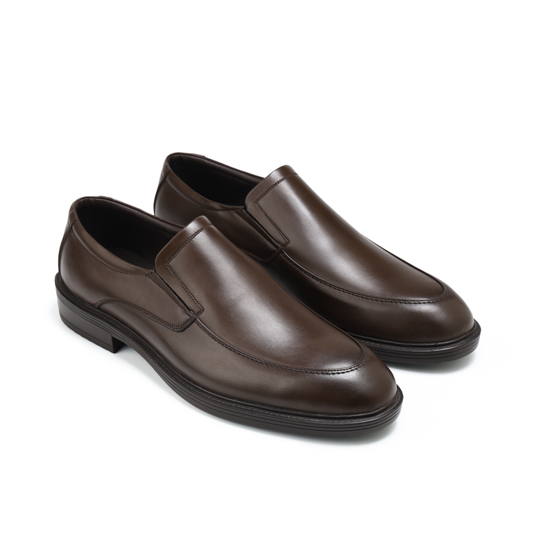 CUCA Moc Toe Slip-On Leather Shoes