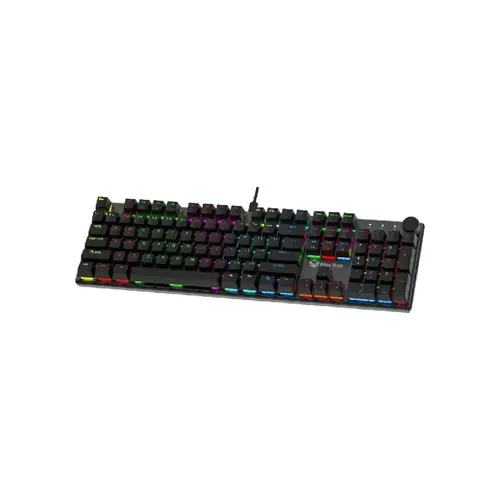ميشن – لوحة مفاتيح ميكانيكية للألعاب إضاءة RGB هوت سواب MT-MK009Pro– اسود