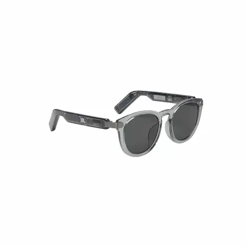 نظارة دائرية جي بي ال Soundgear Frames للصوت بتقنية JBL OpenSound مع مايكروفون للمكالمات 8 ساعات وقت التشغيل - اسود