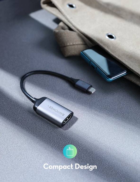 وصلة عرض البيانات HDMI من راف باور تايب سي
