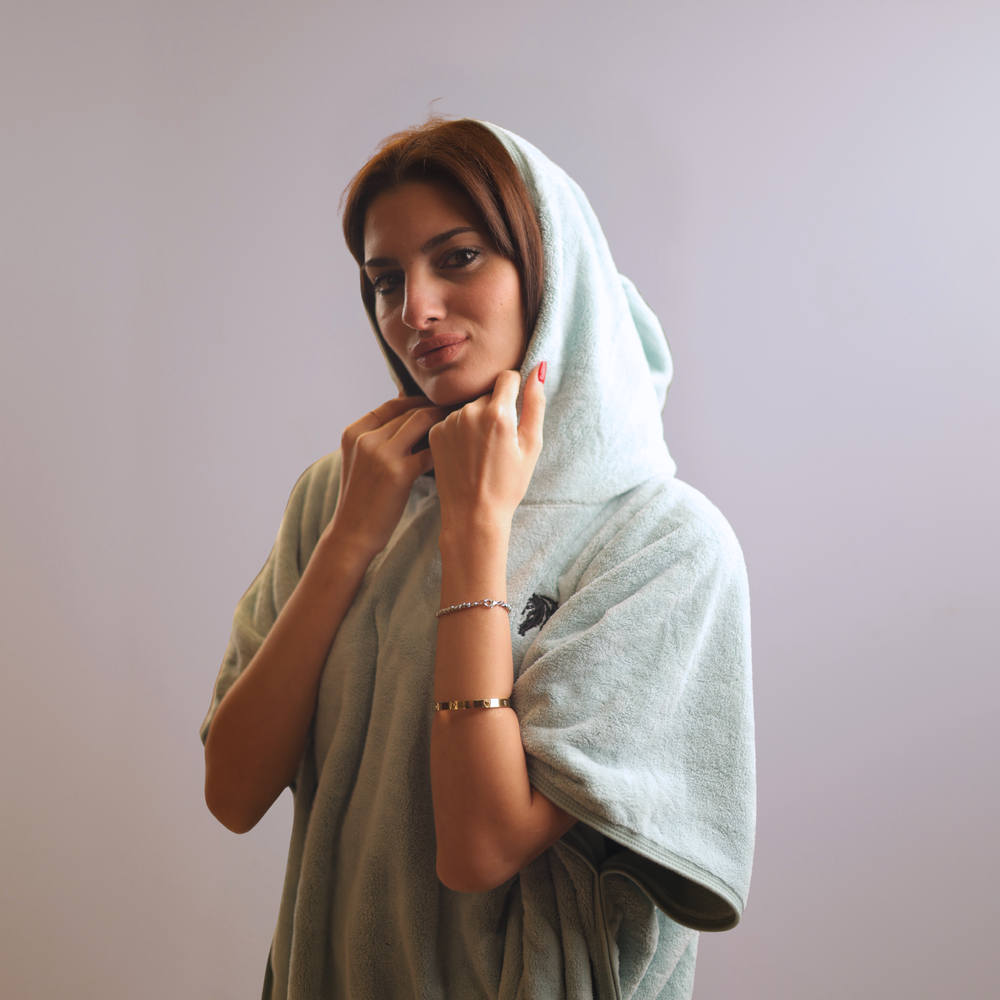 روب مودرن - تركواز