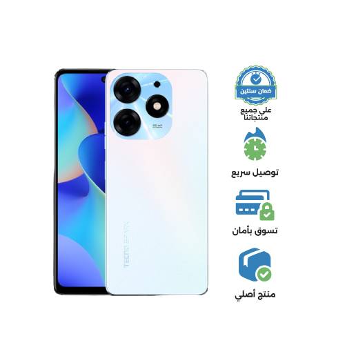 تكنو سبارك 10 برو، 4 جي، 256 جيجا، ابيض