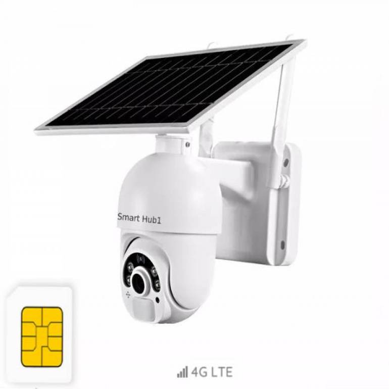 كاميرا مراقبة بالطاقة الشمسية 4G بجودة تصوير عالية بشريحة بيانات