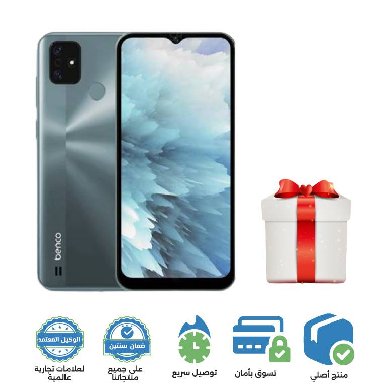 بينكو  في80  ,32GB , 3GB, 4G, 2 SIM ,فضي