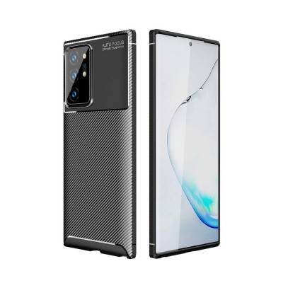 غطاء كربون اسود بتصميم رائع وأنيق لحماية جهاز  Samsung Galaxy Note 20 Ultra