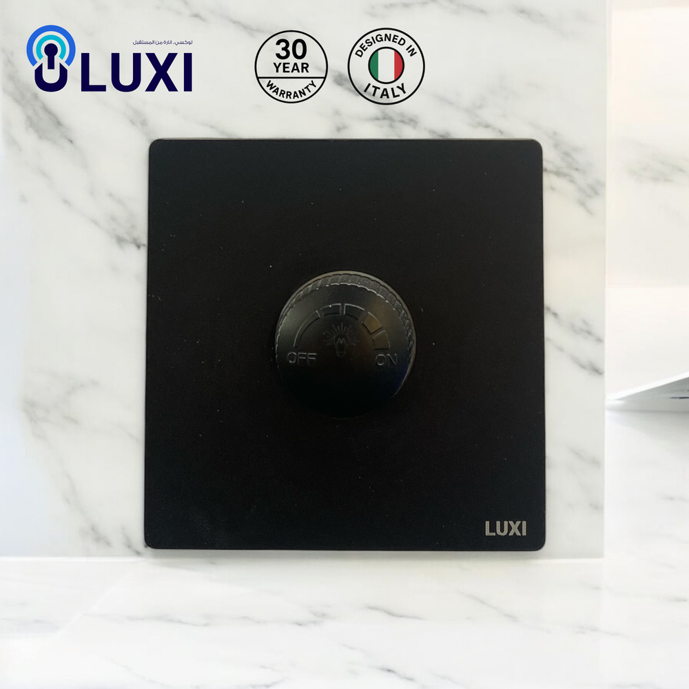 ديمر انارة 630 واط لوكسي (LUXI) ابيض/اسود