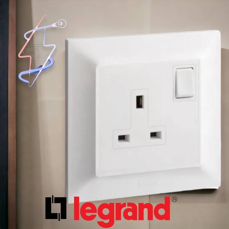 Legrand Belanko 13A Socket W/Switch