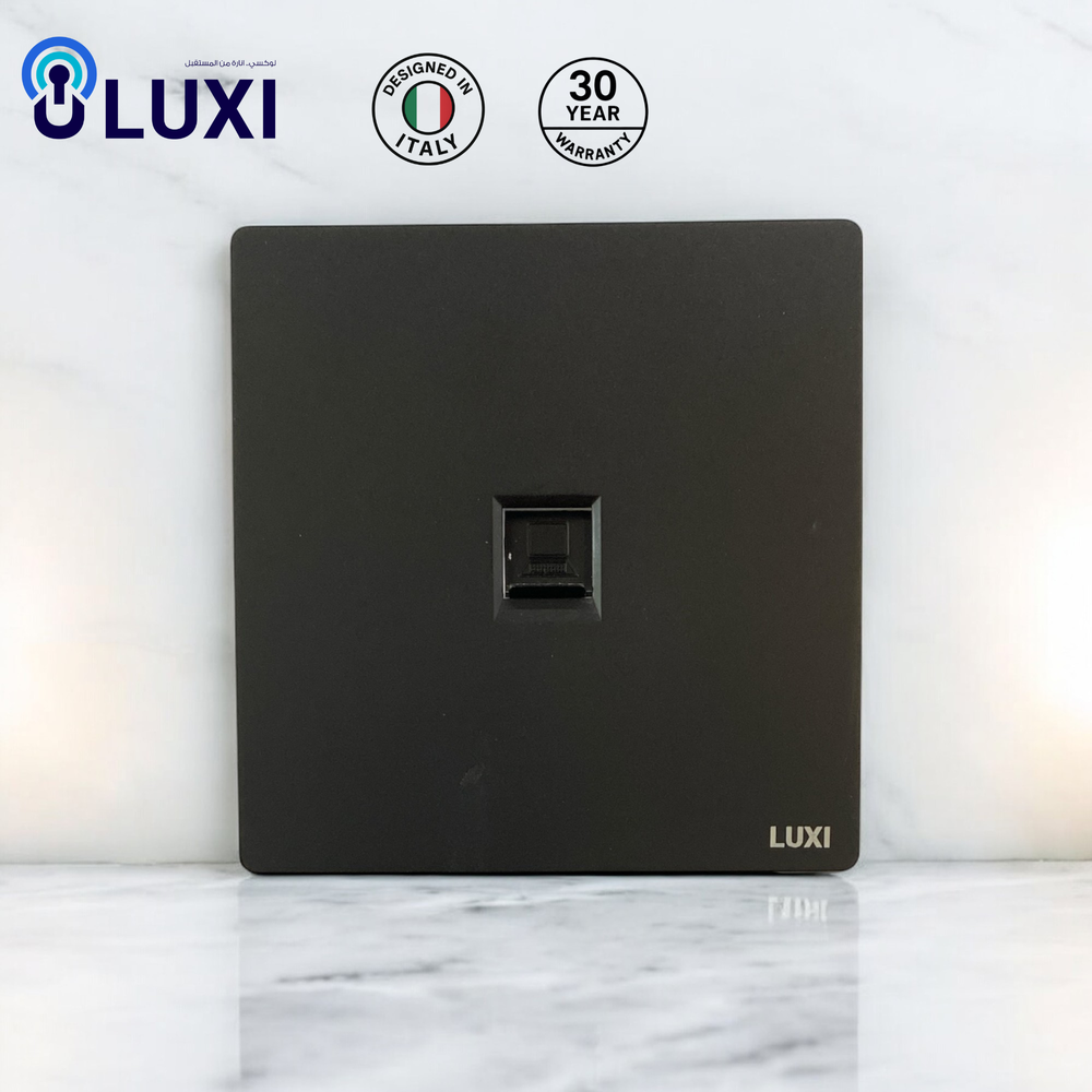 فيش داتا كمبيوتر لوكسي (LUXI) ابيض/اسود