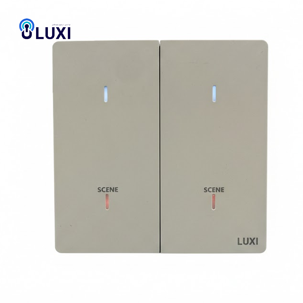 مفتاح رباعي ذكي SMART لوكسي (LUXI) ابيض/اسود