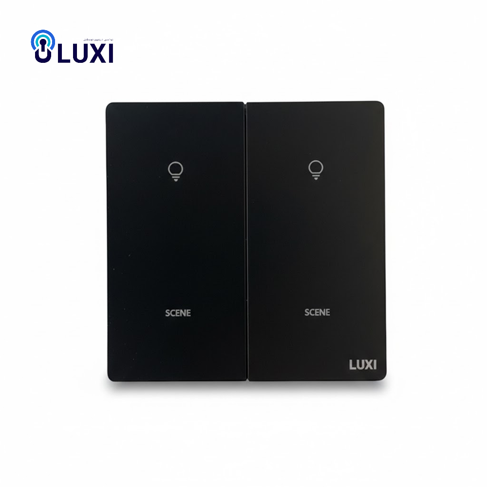 مفتاح رباعي ذكي SMART لوكسي (LUXI) ابيض/اسود