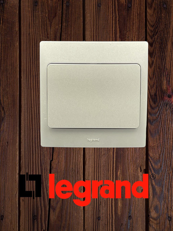 1G 1Way Silver Switch Legrand