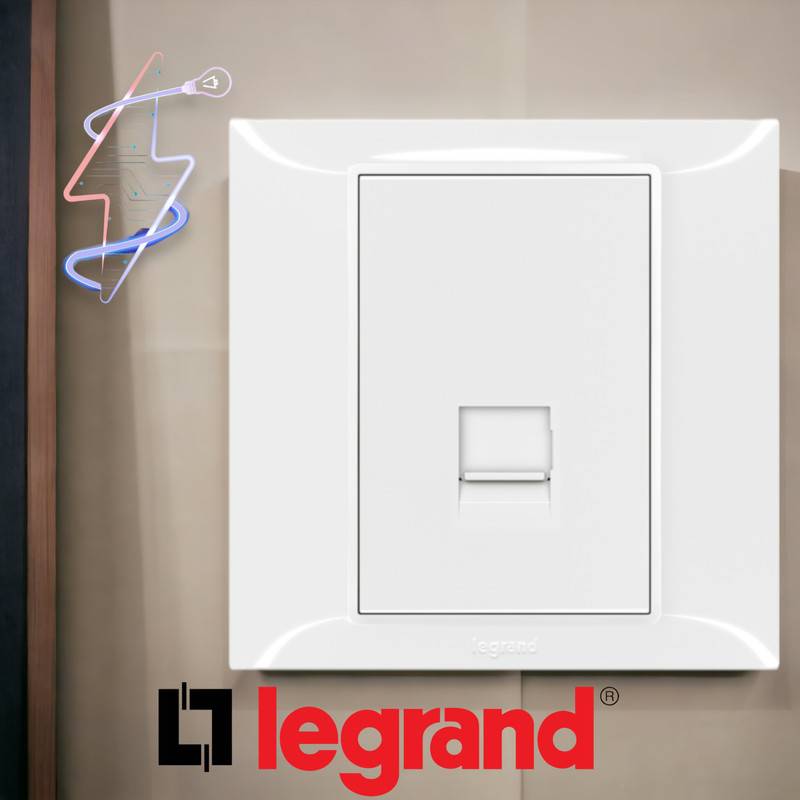 1G Single Keystone Adaptor Legrand Belanko