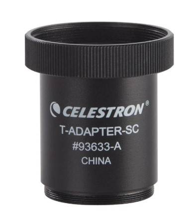 قطعة توصيل الكاميرا بالتلسكوبات من نوع  T-Adapter, SCT 5, 6, 8, 9.25, 11, 14