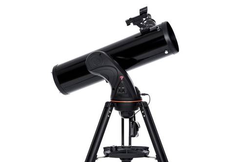 منظار (تلسكوب) سلسترون محوسب أسترو فاي 130ملم واي فاي مع حامل جوال للتصوير/ Celestron Computerized Telescope AstroFi 130 Wi-Fi Reflector