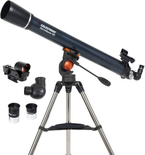منظار (تلسكوب) كاسر أفقي بقطر 90ملم – Celestron Telescope ASTROMASTER LT 90AZ