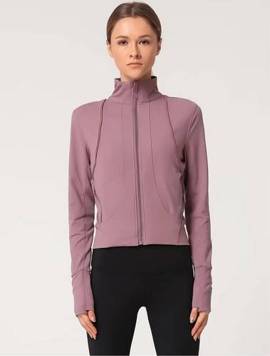 Jacket with zipper (Purpel)