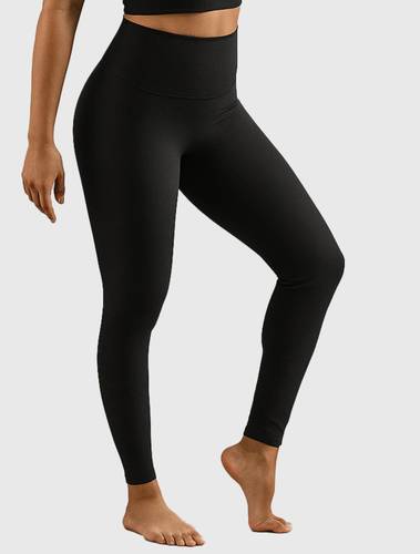High waist Leggings (BLACK)