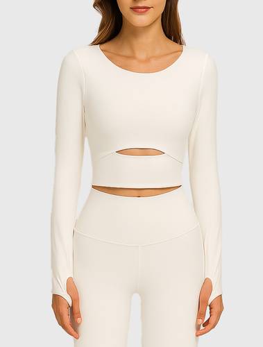 t-shirt  ivory white with bra-cup