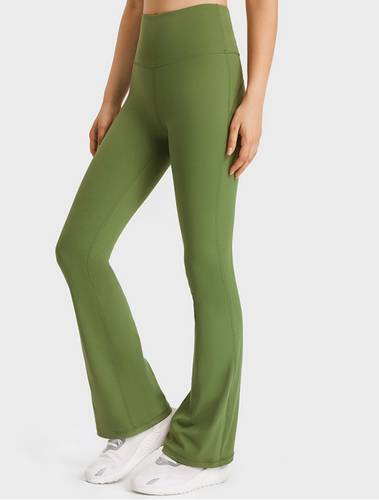 Olive green FLARE leggings 