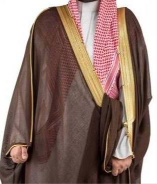 بشت ملكي غاط مصوف زري حر-عودي