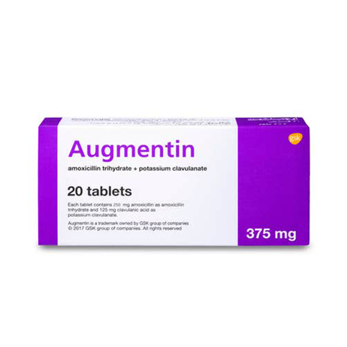 Augmentin 375Mg 20Tab