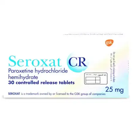 Seroxat Cr 25Mg 30Tab
