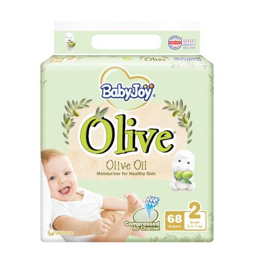 Babyjoy Healthy (Olive) Skin No 2 Mega Small 68Pcs