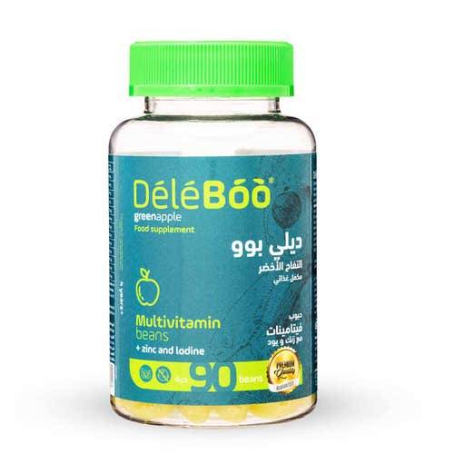 Deleboo Multi-Vitamins Zinc And Iodine(( Apple ))90 Beans 