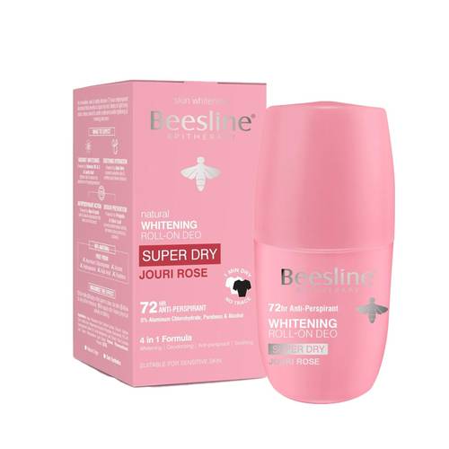 Beesline Whitening Antiperspirant Roll On Deo Super Dry Jouri Rose 50Ml