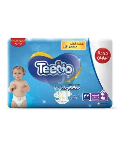 Teemo Diaper No 4 Jumbo Larg ( 4 X 32)