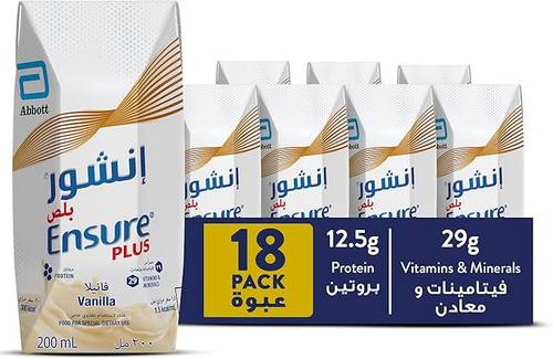 انشور بلس فانيلا 18*200 مل