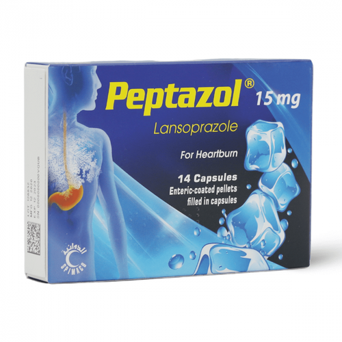 Peptazol 15Mg 14Cap