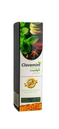 كلوفمينت بخاخ للفم مضاد للبكتيريا (لتقرحات الفم والتهابات الحلق )50 مل 