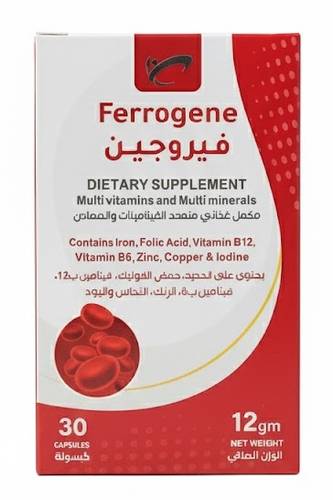 Ferrogene Diatery Supplement 30 Capsules