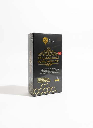 Royal Honey Vip  By Reeq Alnahl 12 Sachets *15Gm