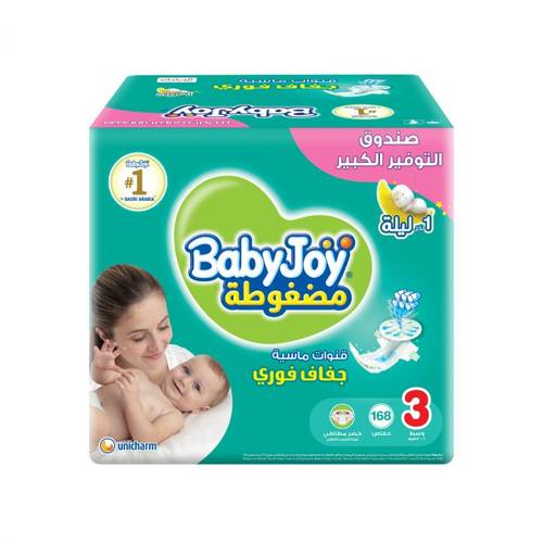 Babyjoy No 3 Jumbo Box Medium 104Pcs