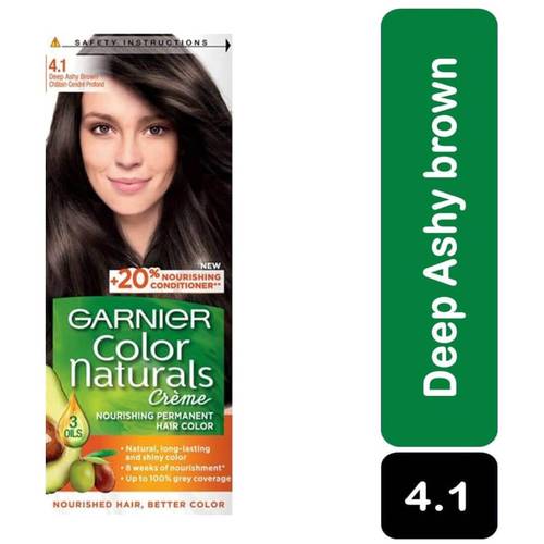 Garnier Color Naturals Ash Brown Hair Dye 4.1